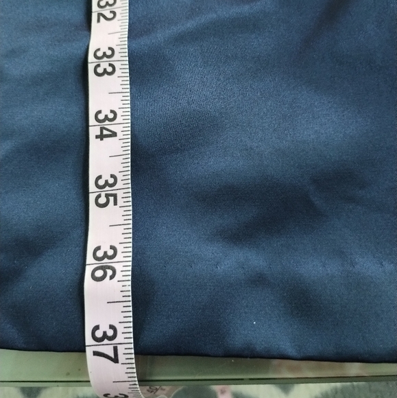 Navy,Satin,Lined Dress - Picture 11 of 11